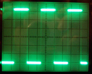 oscilloscope onde carrée sur CPC